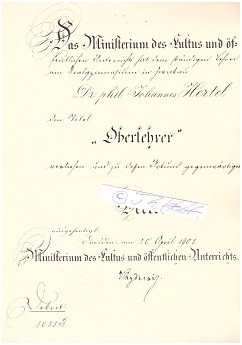 PAUL VON SEYDEWITZ (1843-1910) sächsischer Kultusminister, Minister des Königlichen Hauses, Ordenskanzler und Rechtsritter des Johanniterordens, Domherr und Propst des Domstifts Bautzen
