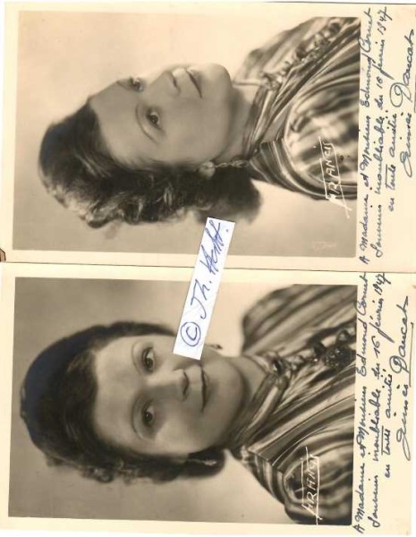 JENSEE DAUCAT (Daten unbekannt) französische Schauspielerin / french actress