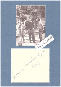 GUSTAF GRÜNDGENS (1899-1963) deutscher Schauspieler, Chansonnier, Regisseur und Intendant