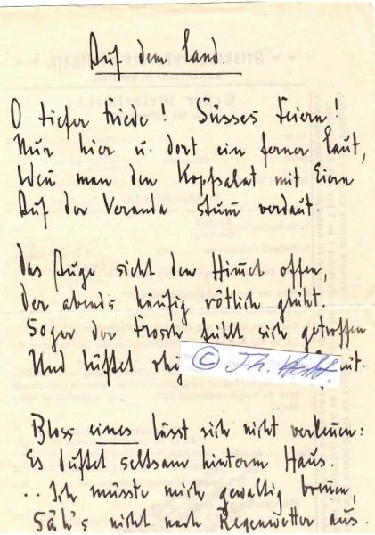 Dr. Owlglass (DR. OWLGLAß, dt. Eulenspiegel,eig. Hans Erich Blaich 1873-1945) deutscher Schriftsteller, Lyriker, Arzt, schrieb u.a. für Die Jugend, März und vor allem für den Simplicissimus