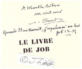 PAUL CLAUDEL (1868-1955) frz. Diplomat und Schriftsteller, Academie Francaise, einer der bedt. Bühnenautoren des 20. Jahrhunderts Renouveau catholique