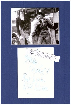 LYNSEY DE PAUL (1948-2014) britische Sängerin und Songschreiberin; MIKE MORAN (1948) britischer Keyboarder, Komponist und Musikproduzent