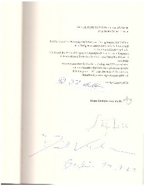 DANIEL KEHLMANN (1975) deutsch-österreichischer Schriftsteller; SIGHARD GILLE (1941) deutscher Maler, Künstler, Fotograf und Professor für bildende Kunst