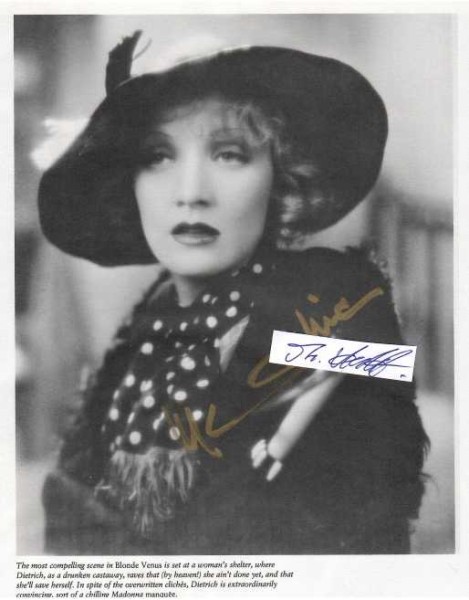 MARLENE DIETRICH (1901-92) Filmlegende / movie legend