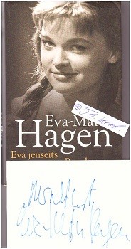 EVA-MARIA HAGEN (1934-2022) DDR-Schauspielerin, Mutter von Nina Hagen