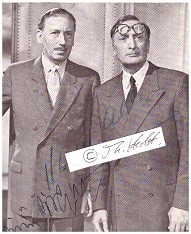 HANS ALBERS (1891-1960) "der blonde Hans" legendärer deutscher Schauspieler, auch Sänger & WILLY BIRGEL (1891-1973) deutscher Schauspieler, UFA-Star