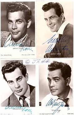 ADRIAN HOVEN (1922-81) österreichischer Schauspieler, Regisseur und Filmproduzent, spielte ebenso in Heimat- (neben Uschi Glas in Waldrausch), Kriegs- (Canaris) und Kriminalfilmen (Inside Out neben Telly Savalas und James Mason, Tatort) wie im Neuen Deutschen Film unter Rainer Werner Fassbinder (Welt am Draht, Angst vor der Angst, Faustrecht der Freiheit, Despair – Eine Reise ins Licht, Berlin Alexanderplatz und Lili Marleen).