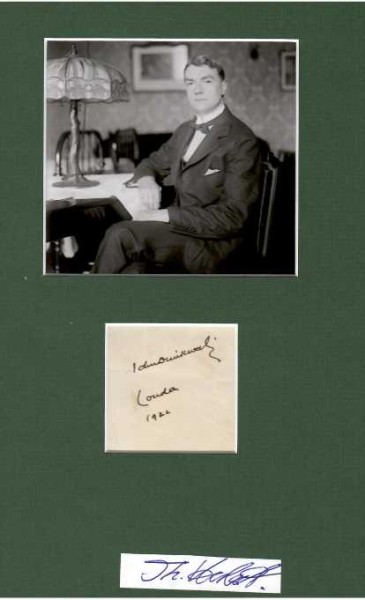 JOHN DRINKWATER (1882-1937) britischer Schriftsteller, Dymock and Georgian Poets / english writer, poet and dramatist / playwright