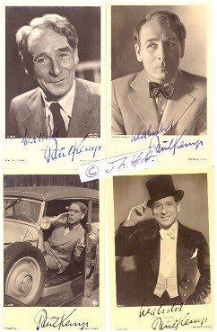 PAUL KEMP (1896-1953, gen. Paulchen) deutscher Schauspieler und Charakterkomiker. Er spielte in Pabsts Die Dreigroschenoper (1931), Fritz Langs M (1931), im Opernfilm Die verkaufte Braut (unter der Regie von Max Ophüls) und die Titelrolle in Charleys Tante (1934)