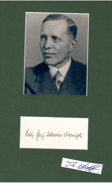 JOHANN LUDWIG GRAF SCHWERIN VON KROSIGK (ohann Ludwig „Lutz“ Graf Schwerin von Krosigk, 1887-1977) deutscher Jurist und Politiker. Vom 2. Juni 1932 bis zum 23. Mai 1945 war er Reichsminister der Finanzen.