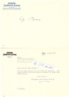 GERHARD BRINKMANN (1913-90) deutscher Grafiker und Karikaturist, der vor allem unter seinem Kürzel G.Bri. bekannt wurde
