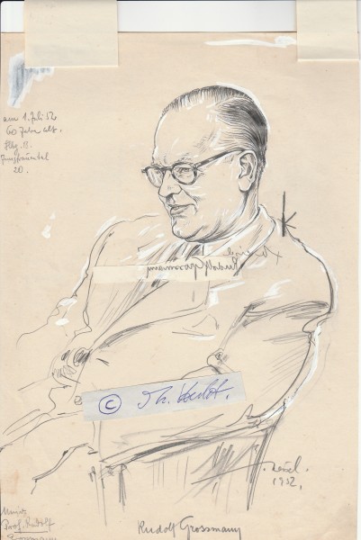 RUDOLF GROSSMANN (1882-1941) Professor, deutscher Maler