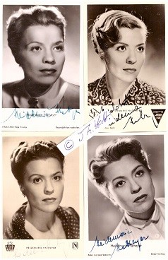 HEIDEMARIE HATHEYER (1919-90) österreichische Schauspielerin, von Luis Trenker für seinen Film um die Matterhorn-Erstbesteigung Der Berg ruft (1938) entdeckt, berühmt als DIE GEIERWALLY (1940)