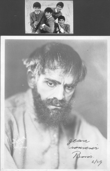 BORIS KARLOFF (1887-1969) brit.-amerikanischer Schauspieler, berühmter Frankenstein-Darsteller