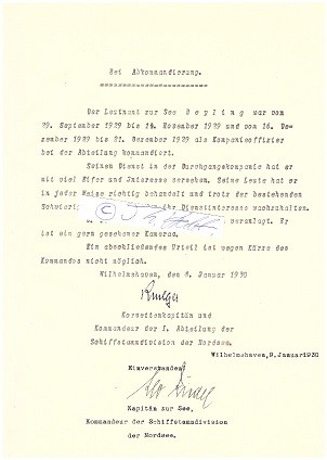 LEO RIEDEL (1884-1946) deutscher Konteradmiral im Zweiten Weltkrieg