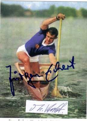 JÜRGEN ESCHERT (1941) deutscher Kanute, Kanutrainer und Sportmanager, 1964 in Tokio – Gold C1 1000 m