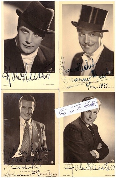 JOHANNES HEESTERS (1903-2011) niederländisch-deutscher Schauspieler und Sänger / Operettensänger, ältester aktiver Schauspieler der Welt