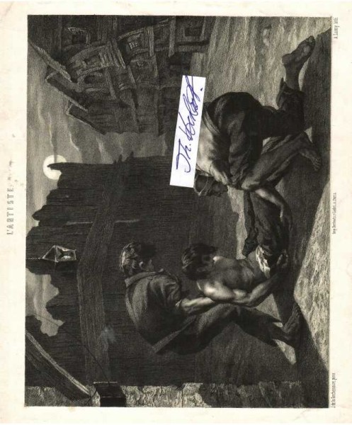 Julien de La Rochenoire (1825-99) französischer Maler und Radierer / french painter and etcher