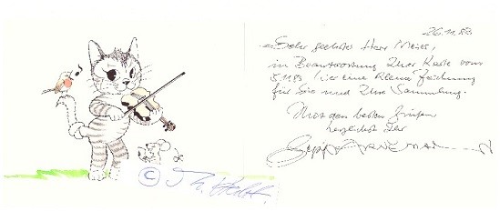 SEPP ARNEMANN (1917-2010) deutscher Zeichner / Cartoonist