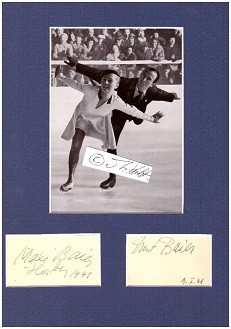 HERBER-BAIER, MAXI (1920-2006) & ERNST BAIER (1905-2001) Eislauf-Olympiasieger 1936