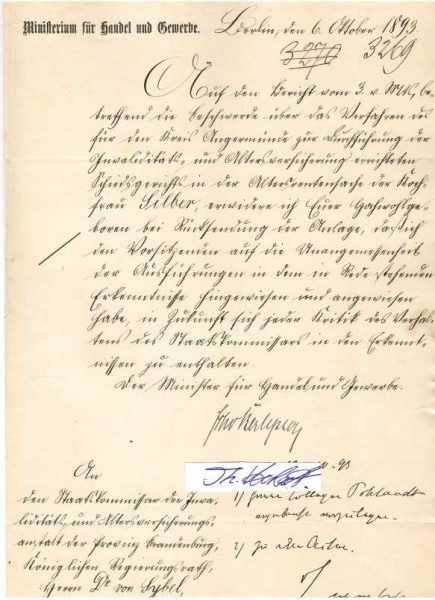 HANS HERMANN VON BERLEPSCH (1843-1926) deutscher Verwaltungsjurist, Politiker und Sozialreformer im Königreich Preußen