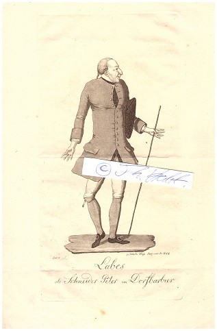 FRANZ WILHELM CHRISTIAN LABES (1766-1819) deutscher Schauspieler und Sänger