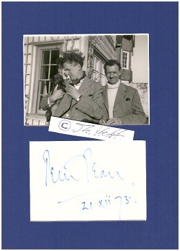 PETER PEARS (1910-86) Sir, britischer Opernsänger, Tenor, Lebensgefährte des Komponisten Benjamin Britten