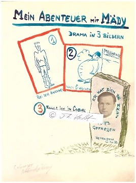 KRISCHAN / KRISCHER (Daten unbekannt) deutscher Zeichner der COBURGER NATIONALZEITUNG 1942