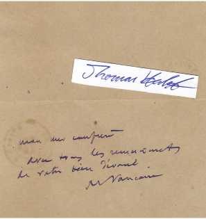 MICHEL VAUCAIRE (1904-80) französischer Liedtexter, Librettist / parolier français, auteur de la célèbre chanson Non, je ne regrette rien, popularisée par Édith Piaf