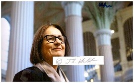 IRINA SCHERBAKOWA (Irina Lasarewna Schtscherbakowa, 1949) Professor Dr., russische Germanistin und Kulturwissenschaftlerin. Sie ist Gründungsmitglied der Menschenrechtsorganisation Memorial, die 2022 mit dem Friedensnobelpreis ausgezeichnet wurde.