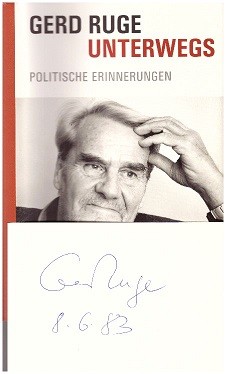 GERD RUGE (1928-2021) Journalist, Sonderkorrespondent