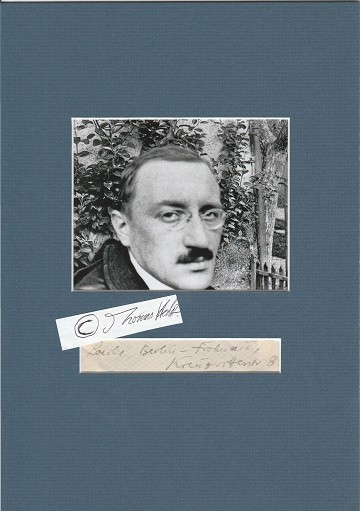 OSKAR LOERKE (1884-1941) deutscher Dichter des Expressionismus und des Magischen Realismus