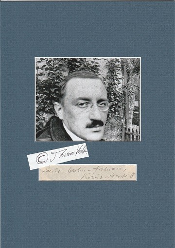 OSKAR LOERKE (1884-1941) deutscher Dichter des Expressionismus und des Magischen Realismus
