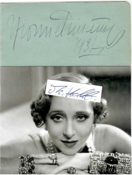 YVONNE PRINTEMPS (1894-1977) französische Opernsängerin und Schauspielerin