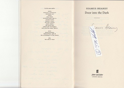 SEAMUS HEANEY (1939-2013) irischer Schriftsteller und Dichter, Literatur-Nobelpreis 1995