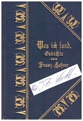 FRANZ LEHNER (Daten unbekannt) deutscher Dichter