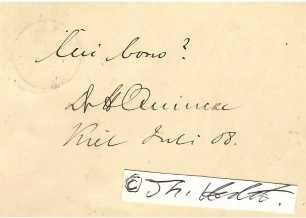 HEINRICH IRENÄUS QUINCKE (1842-1922) Professor Dr.med, deutscher Internist, Geheimer Medizinalrat, Mitbegründer der Thoraxchirurgie und führte die Lumbalpunktion (Nervenwasserentnahme) ein. Für die Medizingeschichte bedeutend war auch die Erfindung der nach ihm benannten Quincke-Kanüle für die therapeutische und diagnostische Lumbalpunktion. Ab 1874 war sein Hauptforschungsgebiet die Pulmologie. 1882 beschrieb er erstmals das klinische Bild des Angioödems, das nach ihm benannte Quincke-Ödem. / german doctor and university professor