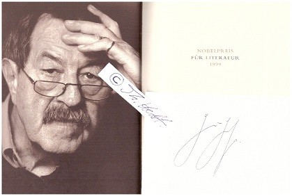 GÜNTER GRASS (1927-2015) deutscher Schriftsteller und Künstler, NOBELPREIS FÜR LITERATUR 1999