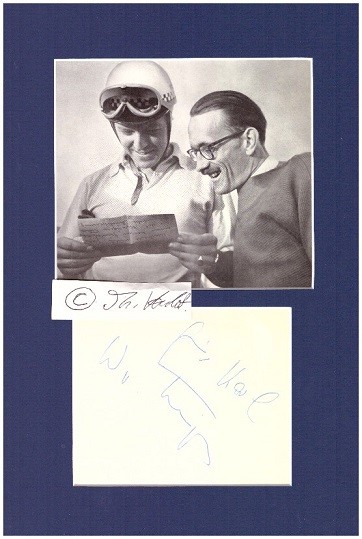 WOLFGANG GRAF BERGHE VON TRIPS (1928-61 verunglückt in Monza) deutscher Automobilrennfahrer, Formel 1, in der Hall of Fame des deutschen Sports