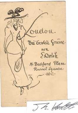 EMIL ORLIK (1870-1932) Professor Dr., dt. Maler u. Graphiker, u.a. Wiener Secession, aud der er 1904 mit Gutav Klimt austrat