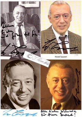 HORST TAPPERT (1923-2008) deutscher Schauspieler "Oberinspektor Derrick"