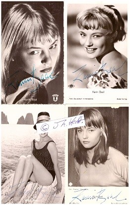 KARIN BAAL (1940-2024) deutsche Theater-, Film- und Fernsehschauspielerin, spielte in mehreren Edgar-Wallace-Filmen
