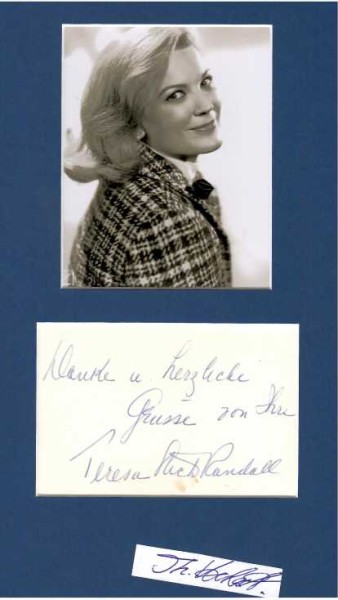 TERESA STICH-RANDALL (1927-2007) US-amerikanische Opernsängerin (Sopran). 1962 erhielt sie als erste Amerikanerin den Titel Österreichische Kammersängerin. / US-american opera singer