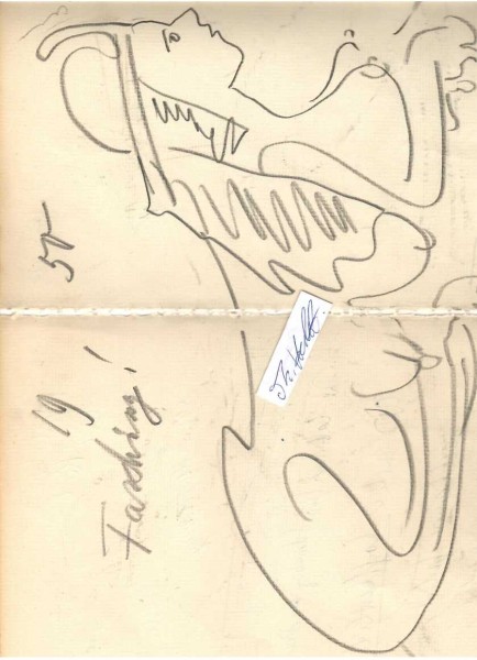 JULIUS HÜTHER (1881-1954) deutscher Maler, Zeichner und Grafiker, Expressionist, Mitglied der Künstlergilde „Die Juryfreien“ und später der Münchner Sezession, 1925, Professor an der Münchner Kunstakademie, Ehrenmitglied der Wiener Sezession