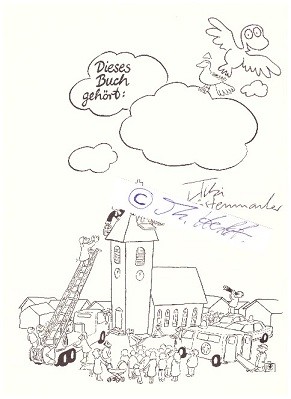 WERNER TIKI KÜSTENMACHER (1953) deutscher Pfarrer der Evangelisch-Lutherischen Kirche in Bayern im Ehrenamt, freiberuflicher Autor und Karikaturist.