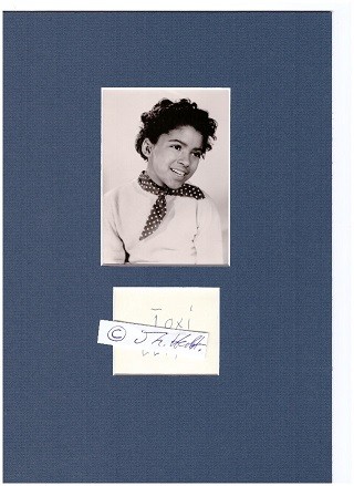 ELFIE FLIEGERT (Elfriede Fliegert alias TOXI, 1946) afro-deutsche Schauspielerin, Kinderstar