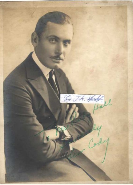 FEIN CODY (Daten unbekannt) US-amerikanischer Schauspieler / US-american actor