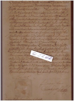 CLEMENS AUGUST VON BAYERN (1700-61), als CLEMENS AUGUST I. 1723-61 Erzbischof von Köln und damit gleichzeitig Kurfürst des Heiligen Römischen Reiches, Landesherr des zugehörigen Erzstifts sowie der Nebenländer Recklinghausen und Westfalen. Außerdem war er Legatus natus des Heiligen Apostolischen Stuhls zu Rom, Hochmeister des Deutschen Ordens, Fürstbischof von Regensburg, Münster, Osnabrück, Paderborn und Hildesheim sowie Inhaber anderer kirchlicher Würden.