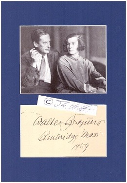WALTER GROPIUS (1883-1969) deutsch-amerikanischer Architekt, Gründer des Bauhauses