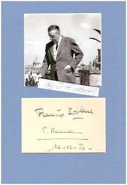 PIERRE BERNAC (1899-1979) französischer Sänger (Bariton) und Gesangslehrer. Er war einer der bedeutendsten Vertreter des französischen Liedes im 20. Jahrhundert; FRANCIS POULENC (1899-1933) französischer Pianist und Komponist / french pianist and composer, er gehörte ab 1920 zur Groupe des Six, 1958 wurde er als auswärtiges Ehrenmitglied in die American Academy of Arts and Letters gewählt